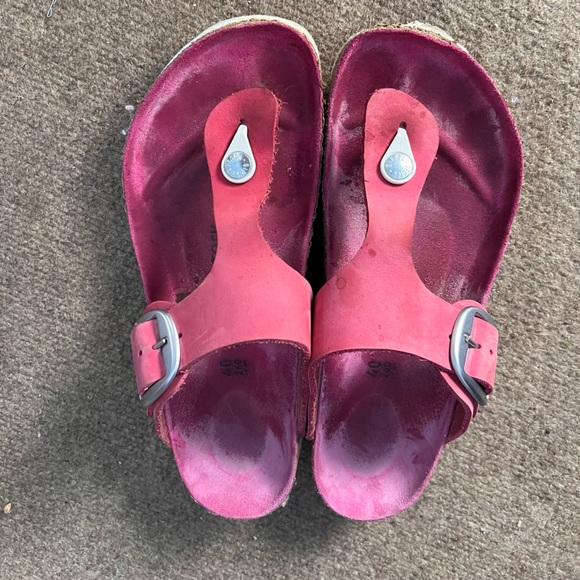PINK GIZEH BIRKENSTOCKS - Picture 2 of 6